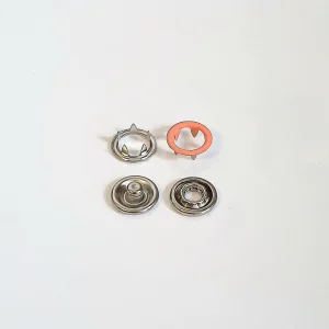Кнопка BABY трикотажна 9,5 мм Персик 50 шт