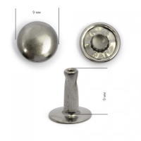 Хольнітен 9 мм односторонній Темний Нікель 1000 шт