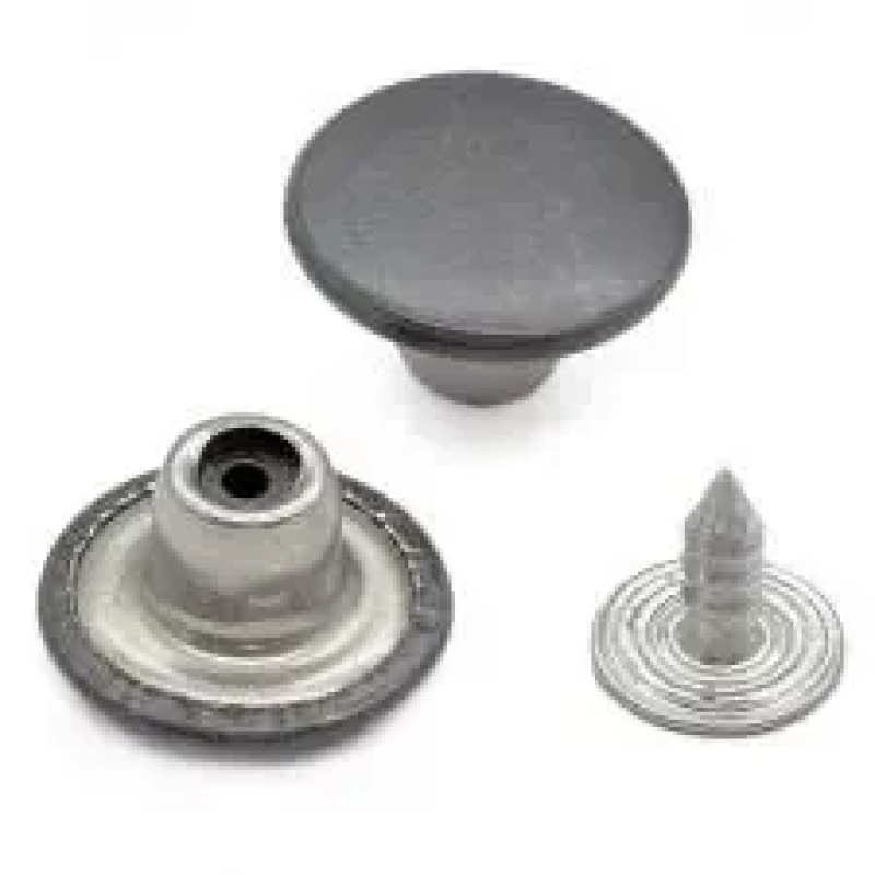 Гудзик для джинсів нержавіючий 14 мм гладкий (Оксид) 1000 шт