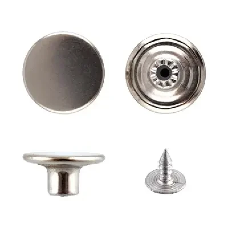 Гудзик для джинсів 20 мм гладкий (Темний Нікель) 100 шт Гудзик для джинсів 20 мм гладкий (Темний Нікель) 100 шт