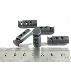 Фіксатор на два отвори 3353 Чорний 500 шт