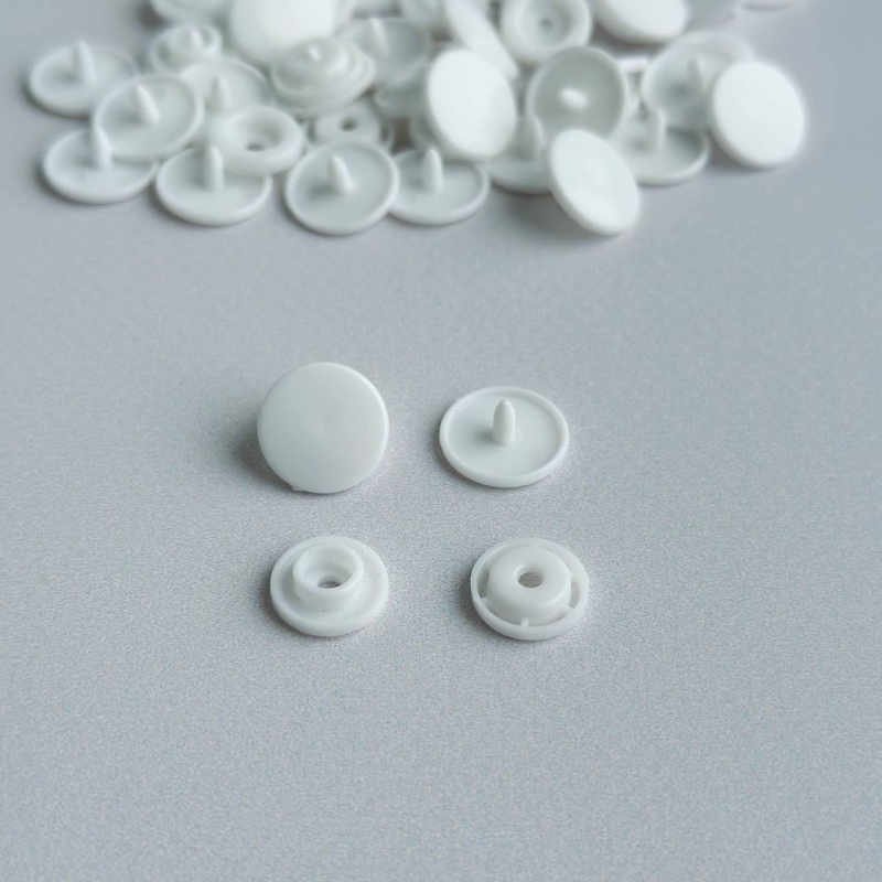 Кнопка пластикова Т5 12.5 мм Біла 1000 шт Кнопка пластикова Т5 12.5 мм Біла 1000 шт