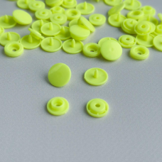 Кнопка пластикова Т5 12.5 мм Нео-Жовтий  100 шт