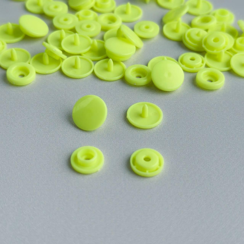 Кнопка пластикова Т5 12.5 мм Нео-Жовтий 100 шт Кнопка пластикова Т5 12.5 мм Нео-Жовтий 100 шт