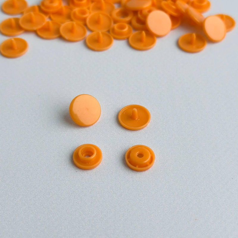 Кнопка пластикова Т5 12.5 мм Помаранчевий 100 шт Кнопка пластикова Т5 12.5 мм Помаранчевий 100 шт