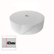 Резинка 40 мм Біла (40 м)