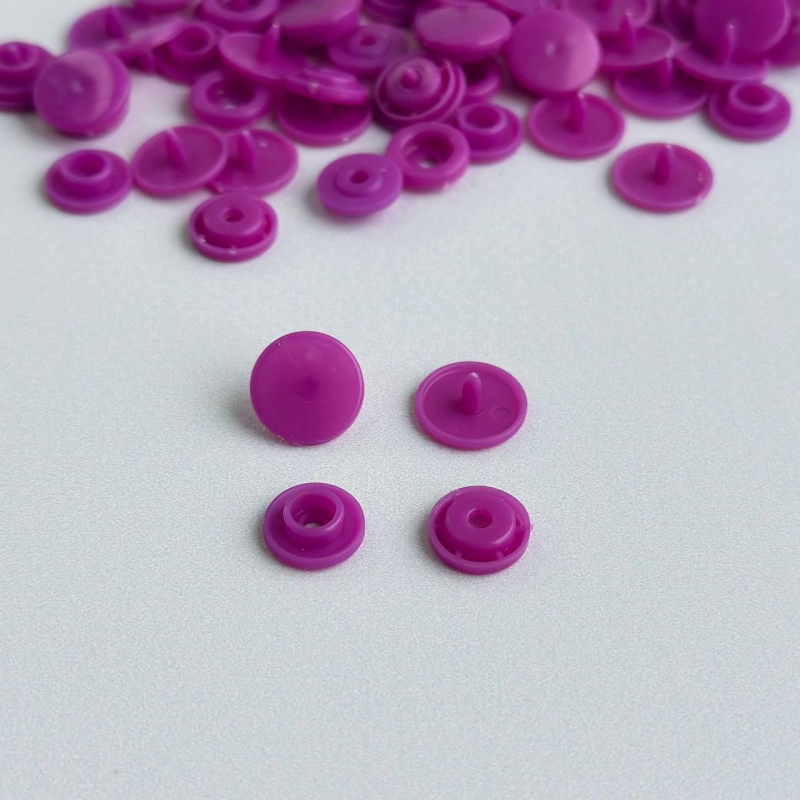 Кнопка пластикова Т5 12.5 мм Фіолетовий 100 шт Кнопка пластикова Т5 12.5 мм Фіолетовий 100 шт