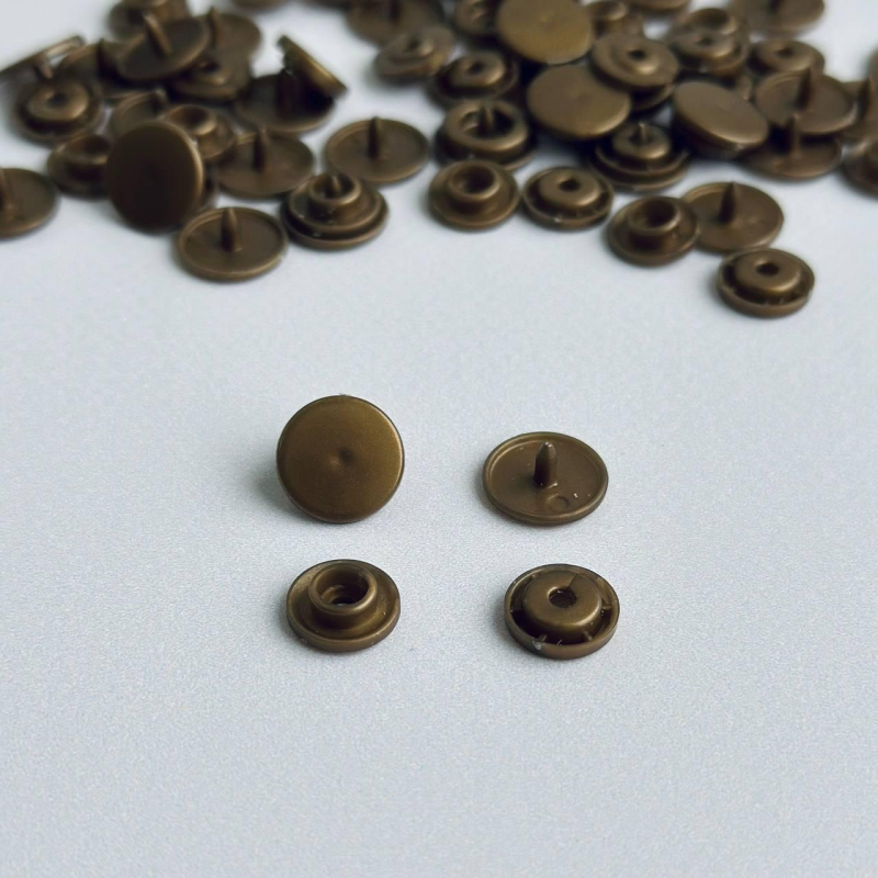 Кнопка пластикова Т5 12.5 мм Коричневий 1000 шт