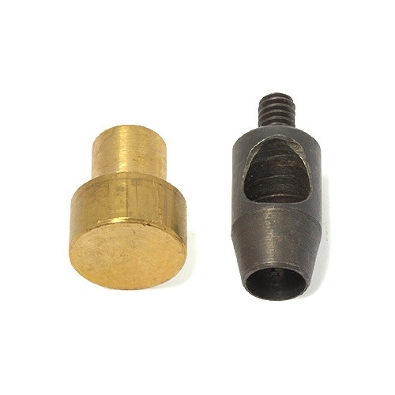 Пробійник під прес 8 мм + латунна підставка 14 мм