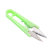 Ножиці швейні для обрізання ниток (пластик) Салатові