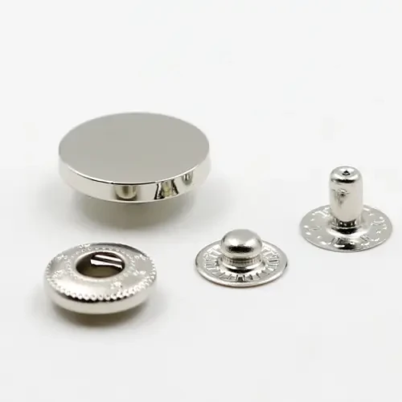 Кнопка гладка таблетка 15 мм (нержавіюча сталь) Нікель 50 шт Кнопка гладка таблетка 15 мм (нержавіюча сталь) Нікель 50 шт