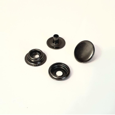 Кнопка Київська (Каппа) 15 мм (нержавіюча) Темний Нікель 50 шт