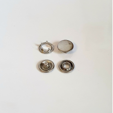Кнопка BABY 9.5 мм закрита Нікель 50 шт