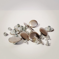 Гудзик для джинсів 17 мм гладкий (Нікель) 50 шт