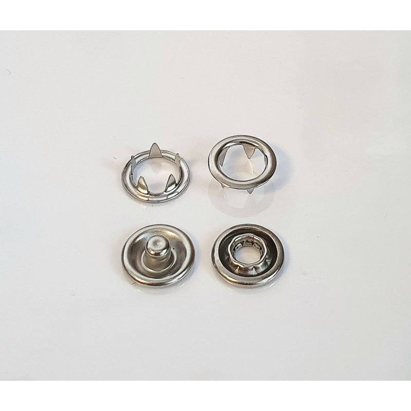 Кнопка BABY трикотажна 10,5 мм Нікель 50 шт Кнопка BABY трикотажна 10,5 мм Нікель 50 шт