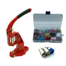 Комплект для встановлення кнопки 9.5 мм baby трикотажна кільцева, закрита