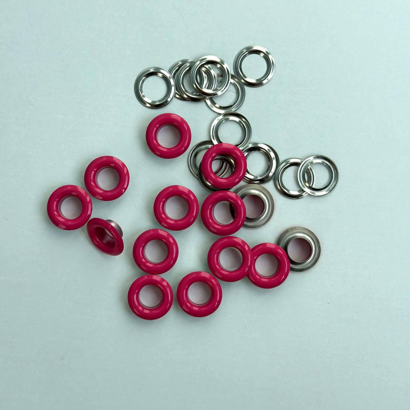 Люверс 8 мм Нержавіючий Рожевий 50 шт Люверс 8 мм Нержавіючий Рожевий 50 шт