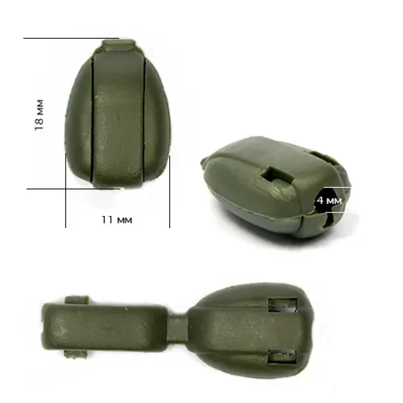 Наконечник 3224 Чорний 500 шт Наконечник 3224 Чорний 500 шт