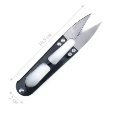 Ножиці швейні для обрізання ниток (метал) Чорні