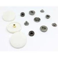 Кнопки пластикові 20 мм 1000 шт Білі