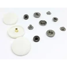 Кнопки пластикові 20 мм 1000 шт Білі