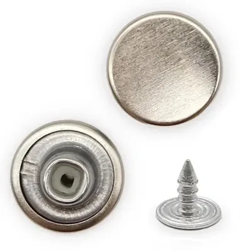 Гудзик для джинсів нержавіючий 17 мм гладкий (Нікель) 50 шт Гудзик для джинсів нержавіючий 17 мм гладкий (Нікель) 50 шт