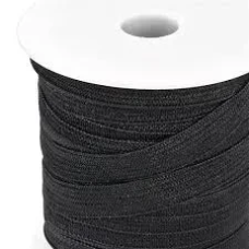 Резинка для білизни 7 мм Чорна 100 м