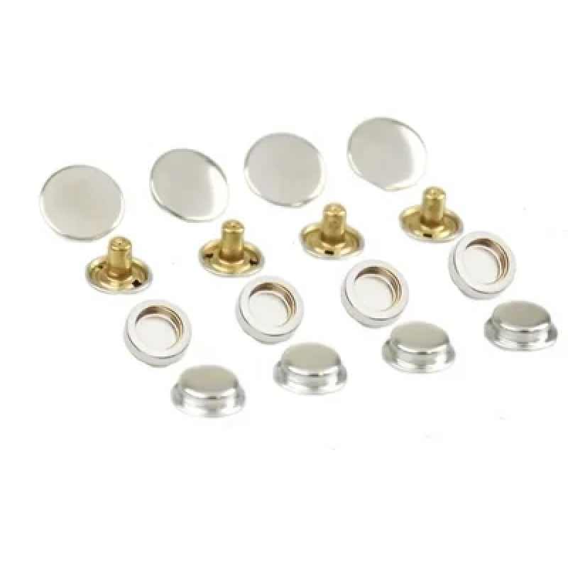 Кнопка Гамма 12.5 мм (нержавійка) Нікель 100 шт Кнопка Гамма 12.5 мм (нержавійка) Нікель 100 шт