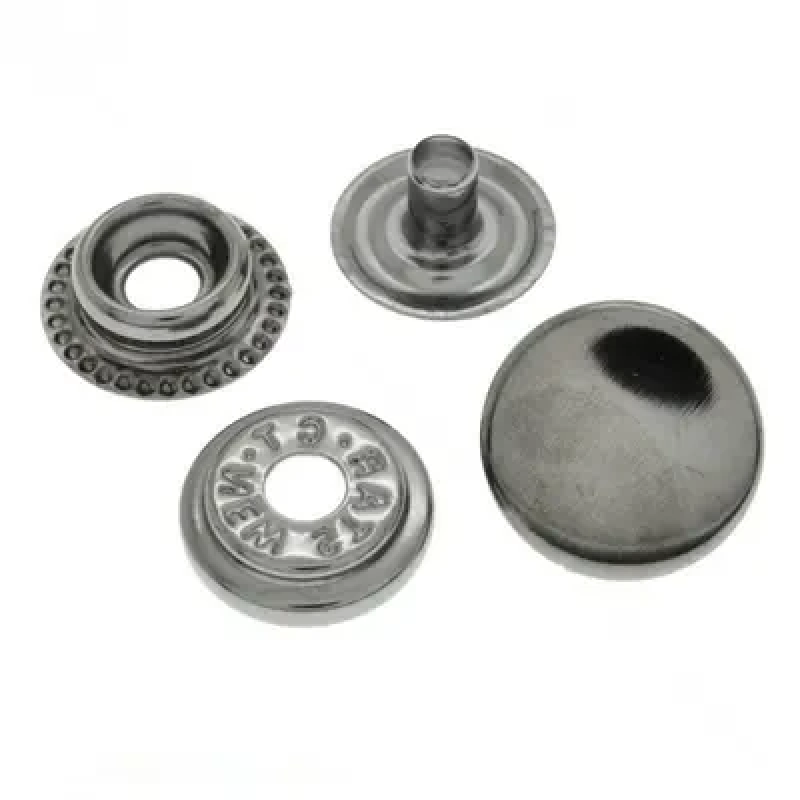 Кнопка Київська (Каппа) 12,5 мм Темний Нікель 100 шт Кнопка Київська (Каппа) 12,5 мм Темний Нікель 100 шт