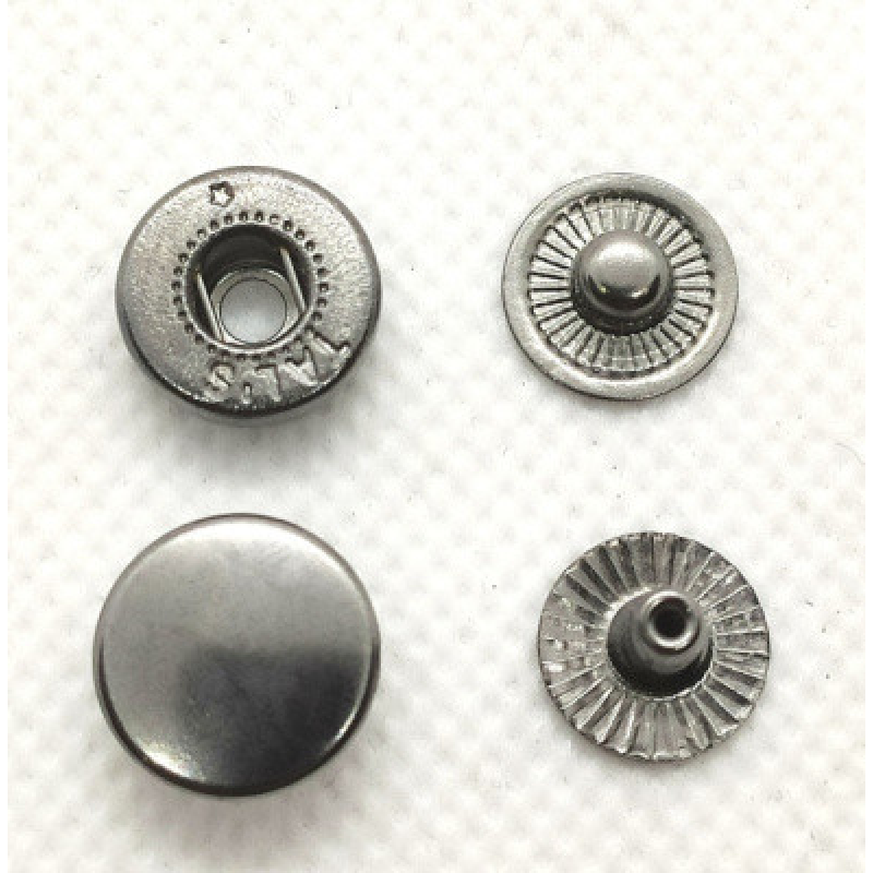 Кнопка ALFA 12.5 мм Темний Нікель 720 шт Кнопка ALFA 12.5 мм Темний Нікель 720 шт