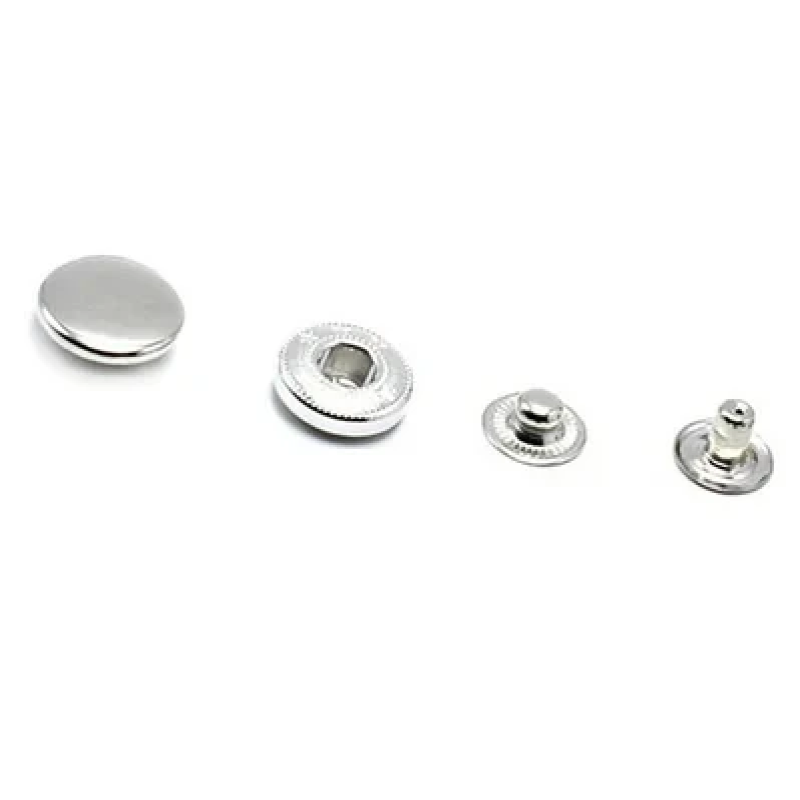 Кнопка ALFA 13,5 мм Нікель 100 шт Кнопка ALFA 13,5 мм Нікель 100 шт