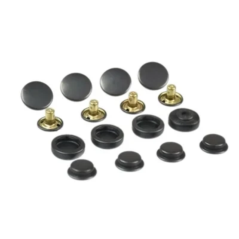 Кнопка Гамма (нержавіюча) 12.5 мм Чорна 100 шт Кнопка Гамма (нержавіюча) 12.5 мм Чорна 100 шт