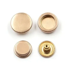 Кнопка Гамма (нержавіюча) 12.5 мм Золото 1000 шт