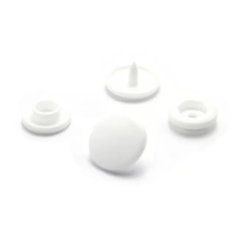 Кнопка пластикова Т8 12 мм Біла 1000 шт Кнопка пластикова Т8 12 мм Біла 1000 шт