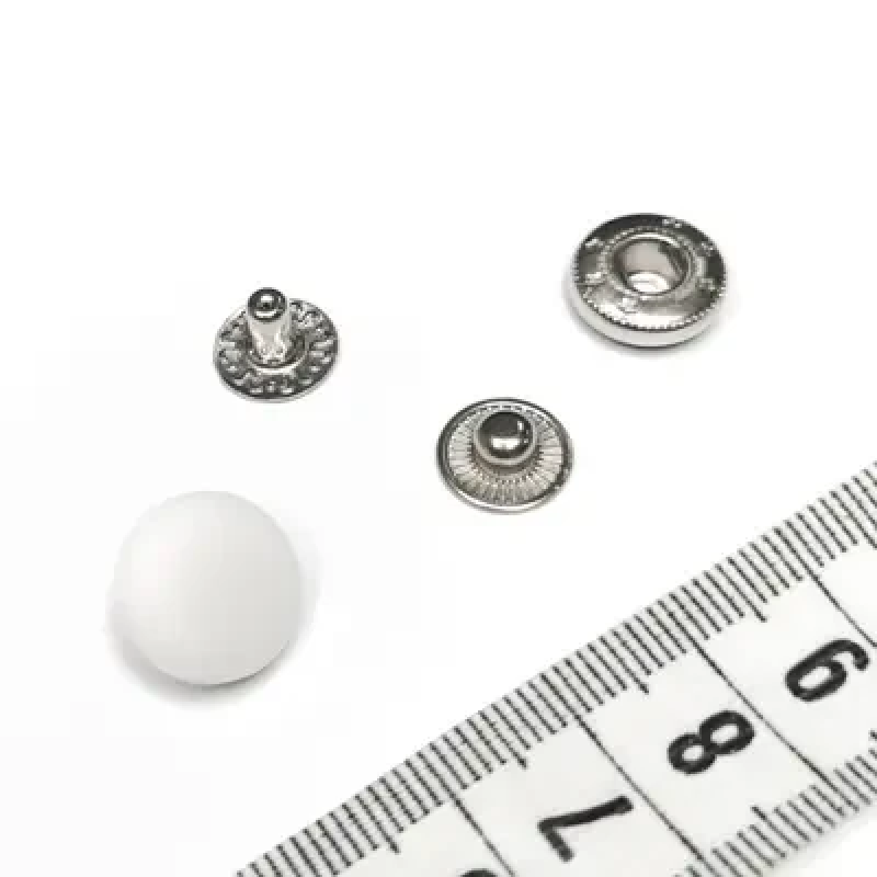 Кнопки пластикові 12.5 мм Білі 1000 шт Кнопки пластикові 12.5 мм Білі 1000 шт