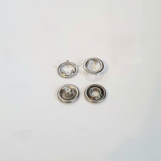 Кнопка BABY 9.5 мм трикотажна Нікель 1440 шт