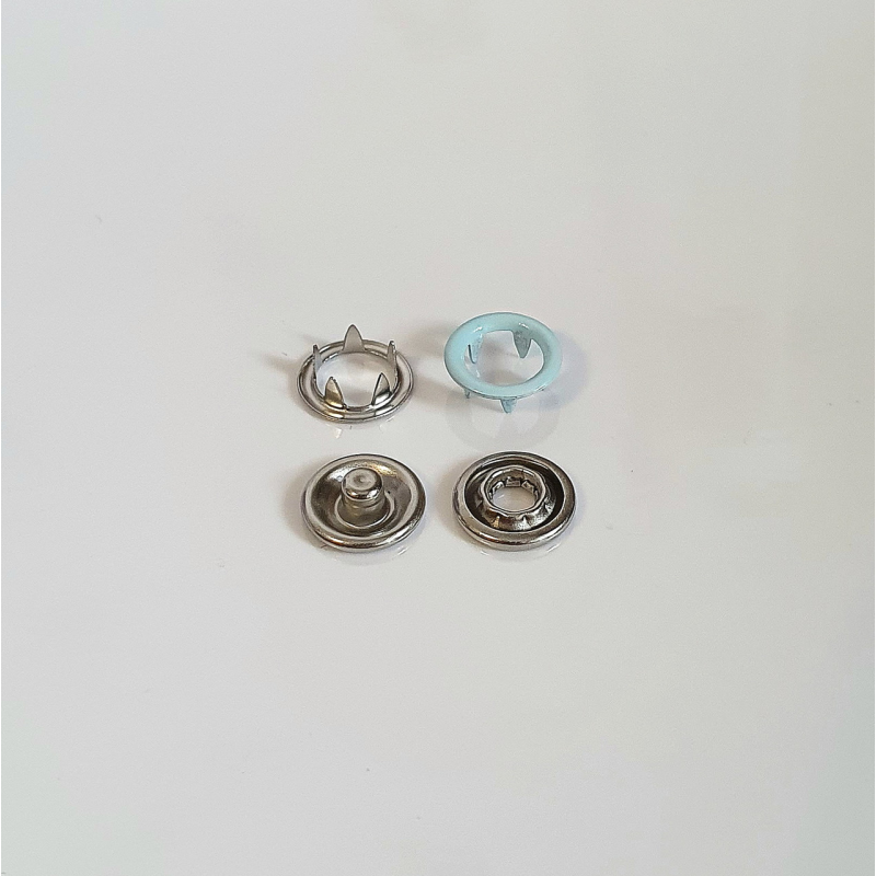 Кнопка BABY трикотажна 9,5 мм Блакитна 100 шт Кнопка BABY трикотажна 9,5 мм Блакитна 100 шт