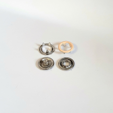 Кнопка BABY трикотажна 9,5 мм Ніжно Жовта 1440 шт