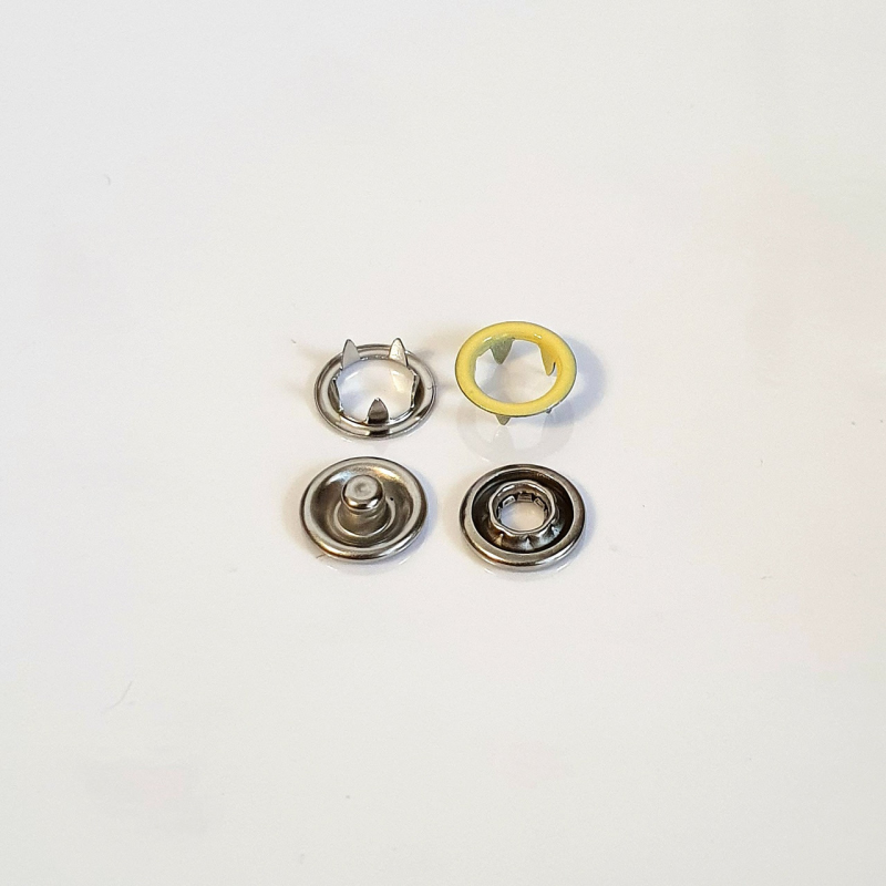 Кнопка BABY трикотажна 9,5 мм Жовтий 100 шт Кнопка BABY трикотажна 9,5 мм Жовтий 100 шт