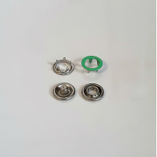 Кнопка BABY трикотажна 9,5 мм Салатовий 100 шт