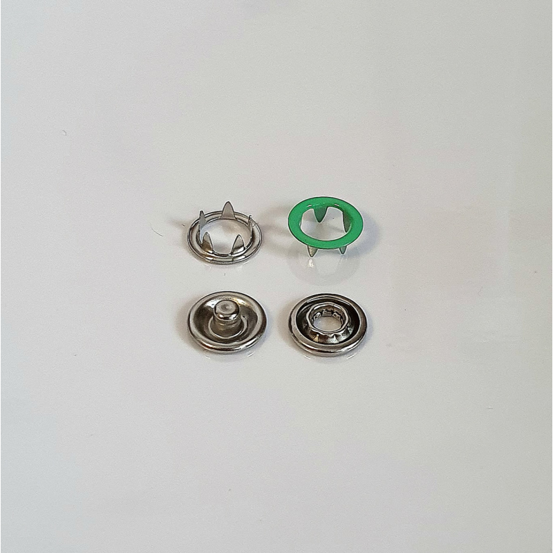 Кнопка BABY трикотажна 9,5 мм Салатовий 1440 шт