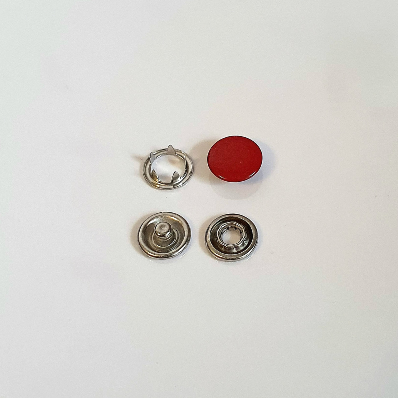 Кнопка BABY 9,5 мм закрита Бордо 100 шт Кнопка BABY 9,5 мм закрита Бордо 100 шт