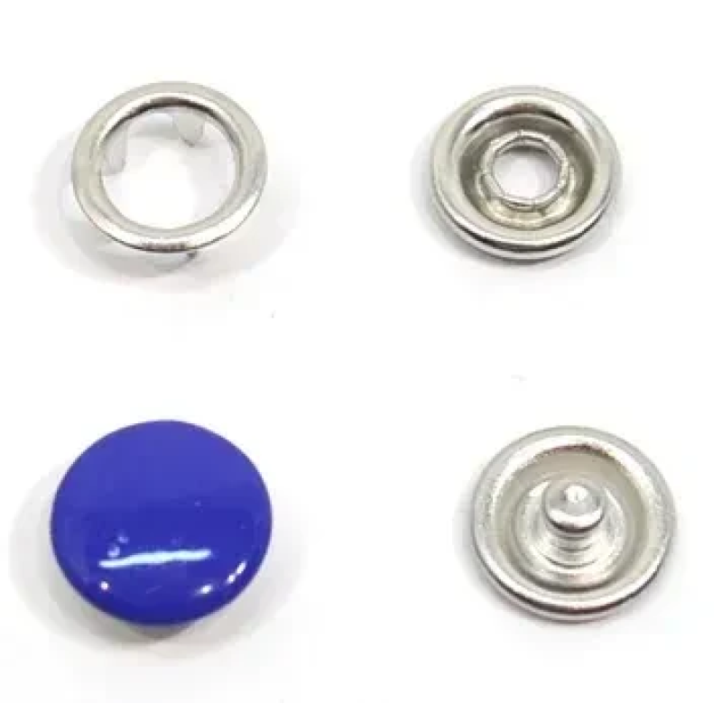 Кнопка BABY 9,5 мм закрита Синій 50 шт Кнопка BABY 9,5 мм закрита Синій 50 шт
