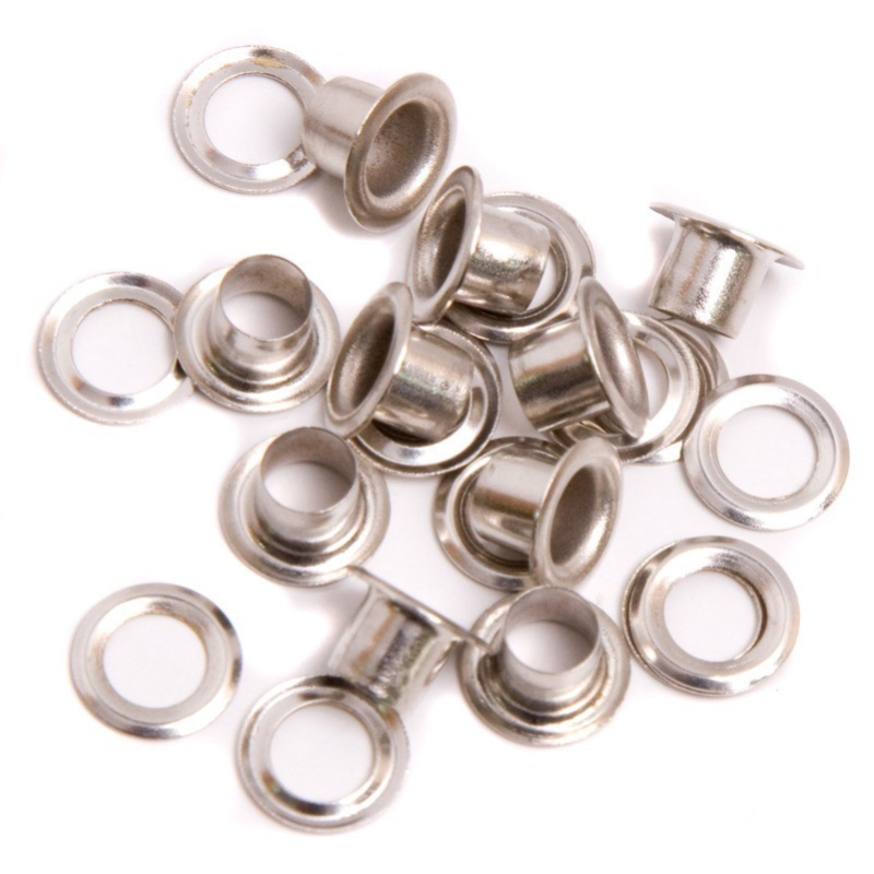 Люверс 6 мм Нікель №4 1000 шт Люверс 6 мм Нікель №4 1000 шт