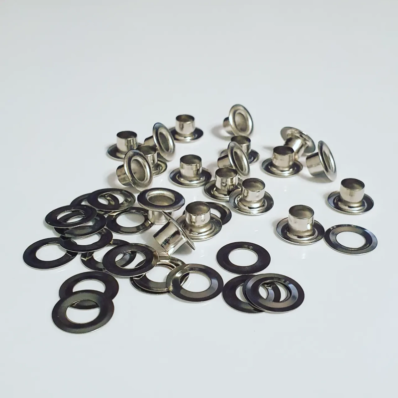 Люверс 8 мм Нікель №5 1000 шт Люверс 8 мм Нікель №5 1000 шт