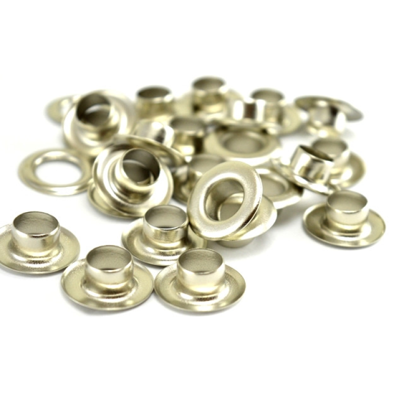 Люверс 10 мм Нікель №24 100 шт Люверс 10 мм Нікель №24 100 шт