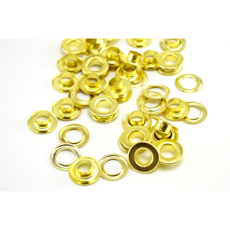 Люверс 10 мм Золото №24 100 шт Люверс 10 мм Золото №24 100 шт