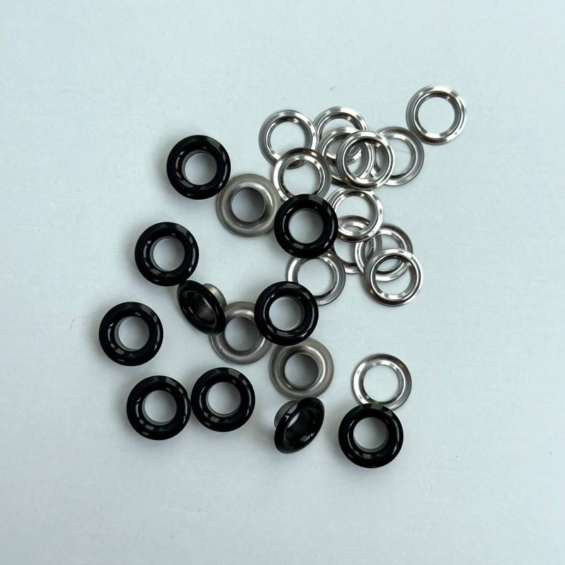 Люверс 8 мм Нержавійчий Чорний 100 шт Люверс 8 мм Нержавійчий Чорний 100 шт