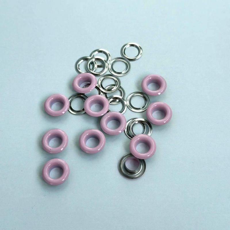 Люверс 8 мм Нержавійчий Ніжно Рожевий 100 шт