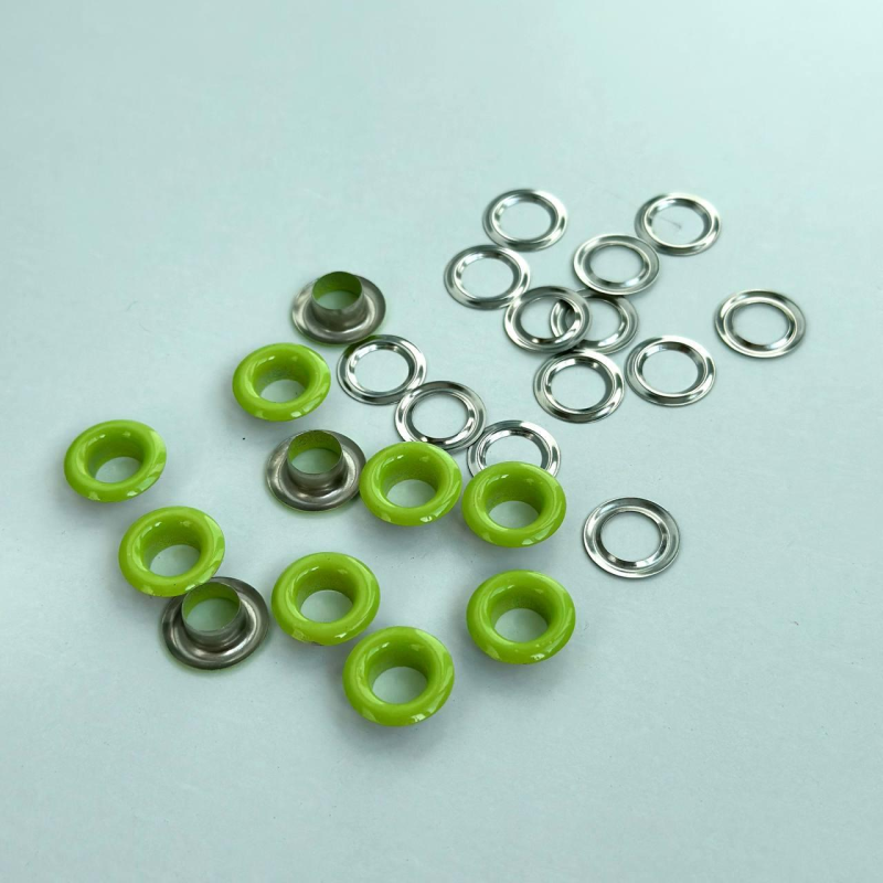 Люверс 8 мм Нержавійчий Салатовий 100 шт